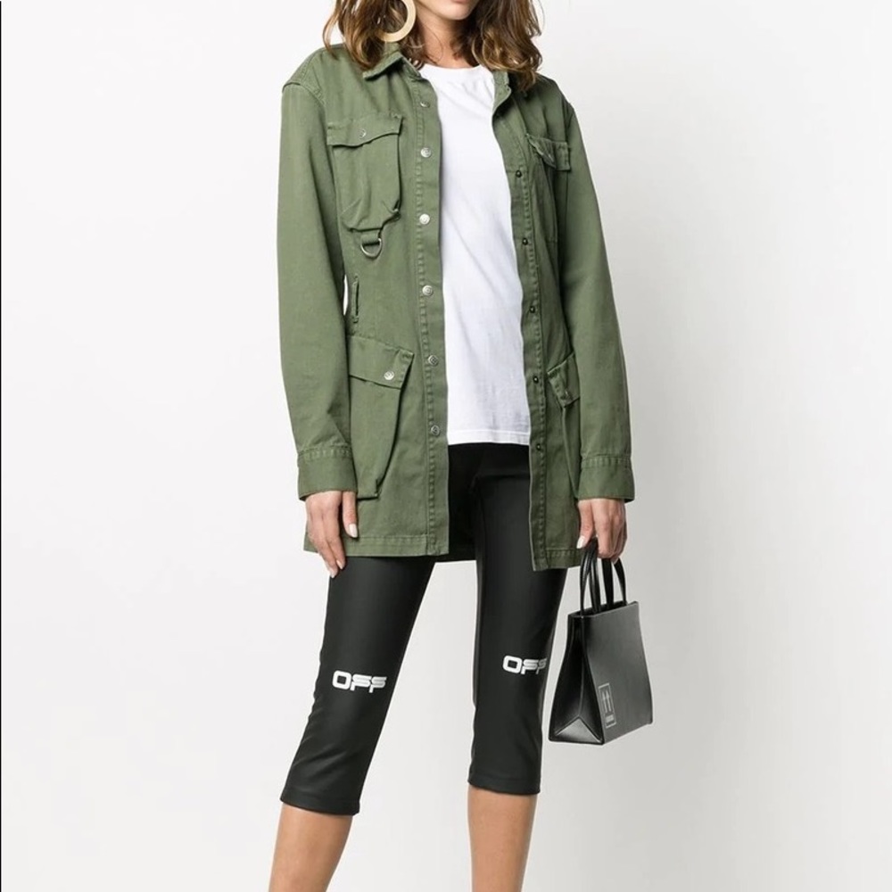 OFF WHITE BY VIRGIL ABLOH HIGH-RISE LOGO CAPRI 38 - Picture 15 of 15